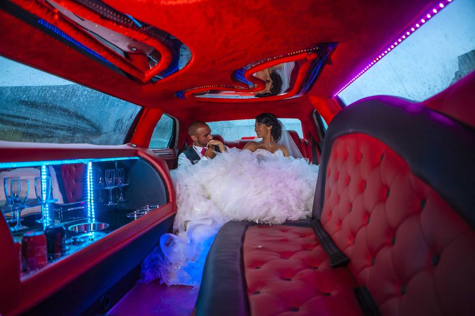 Dans la limousine