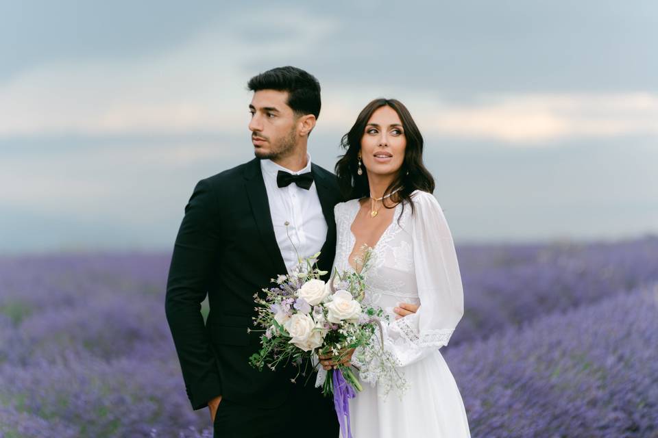 Valensole provence wedding