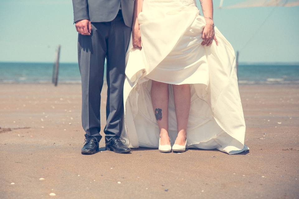 Les pieds sur le sable