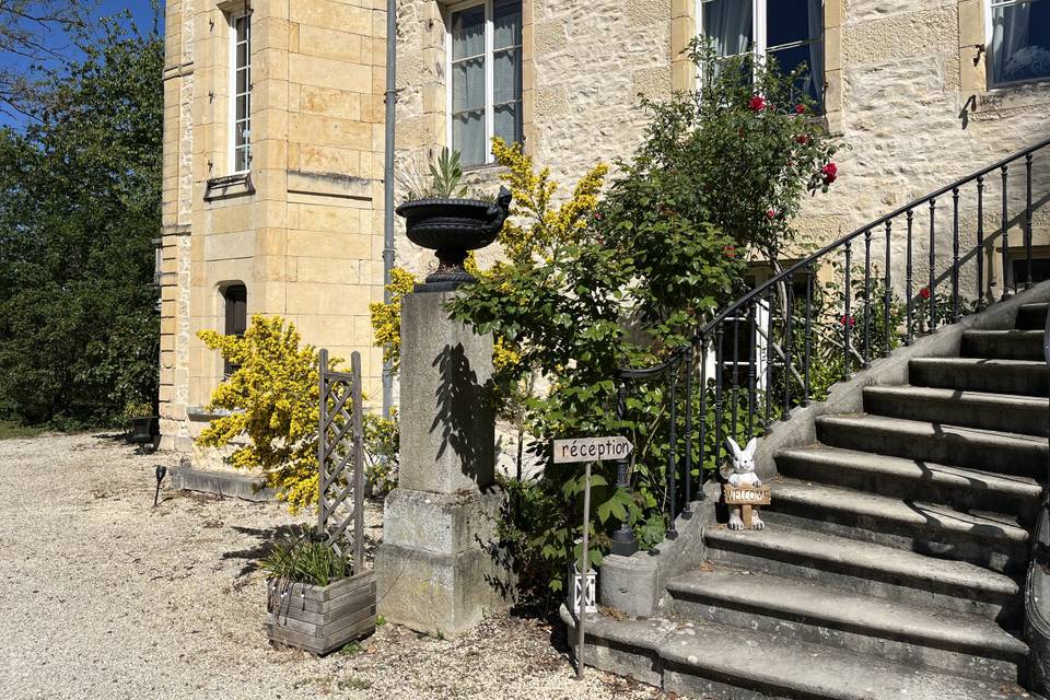 Accès accueil château