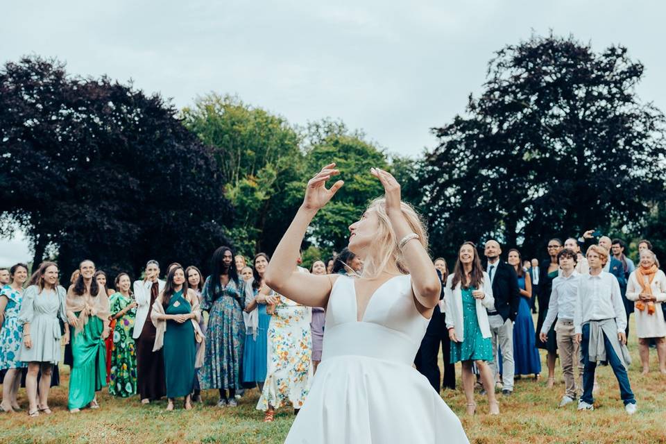 Lancer de bouquet