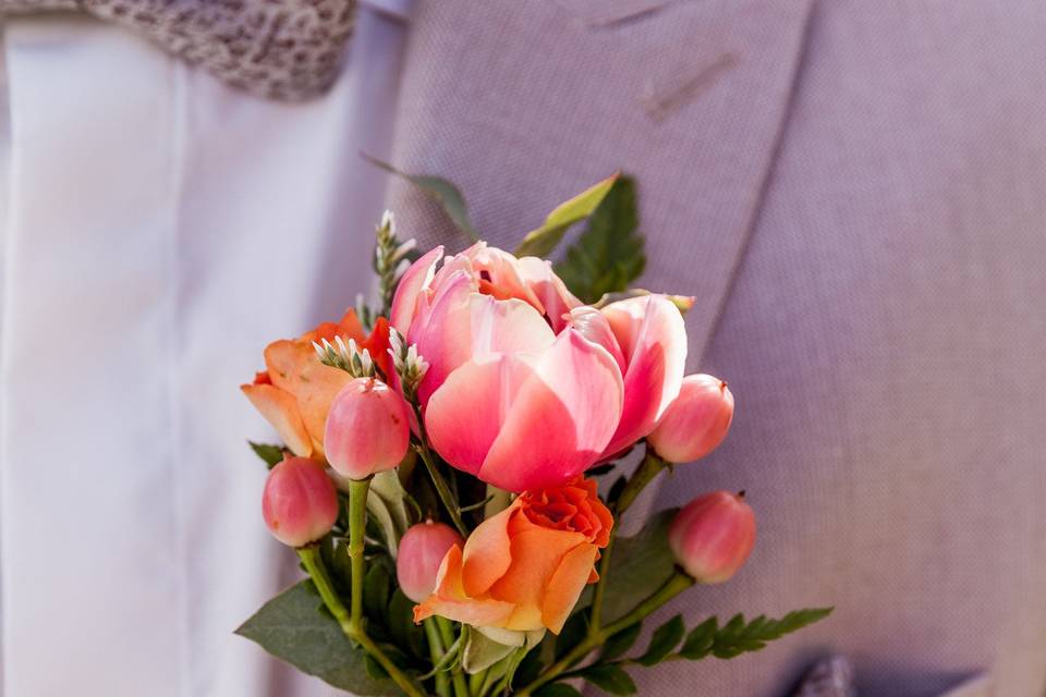 Boutonnière tulipe