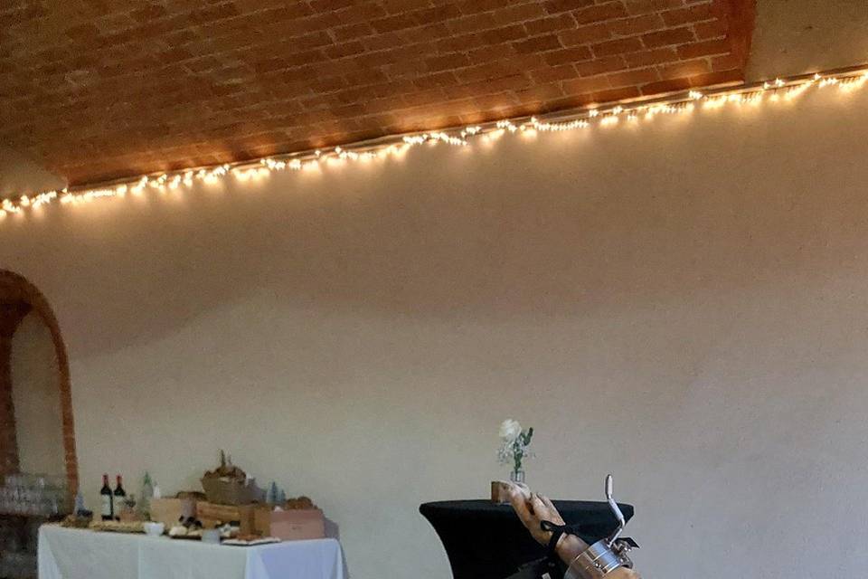 Présentation lors d'un mariage