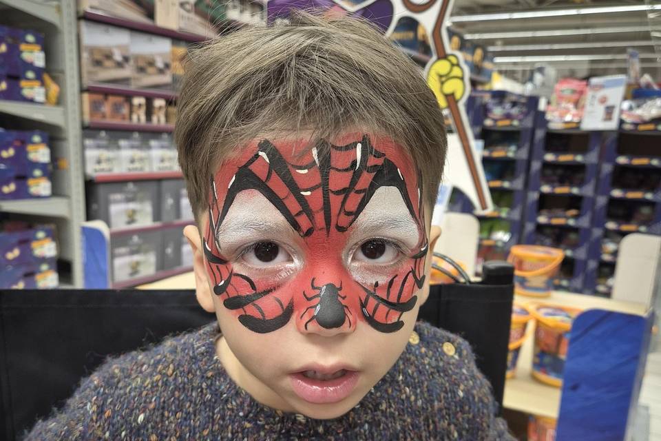 Maquillage Spiderman