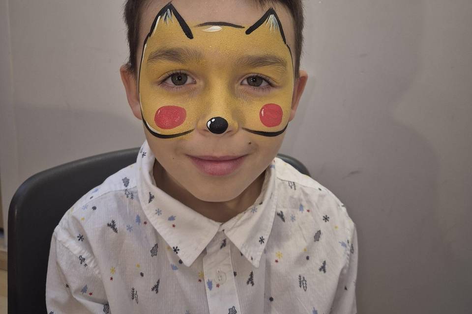 Maquillage Pikachu