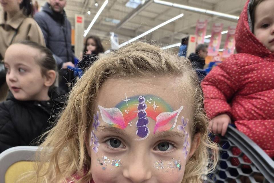 Maquillage licorne