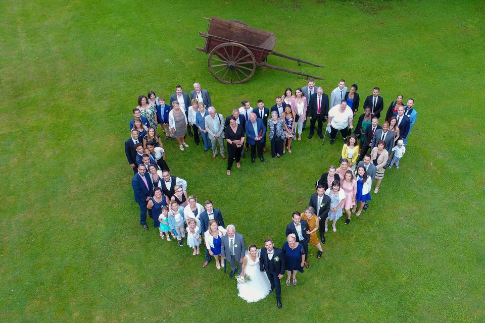 Groupe vu par Drone