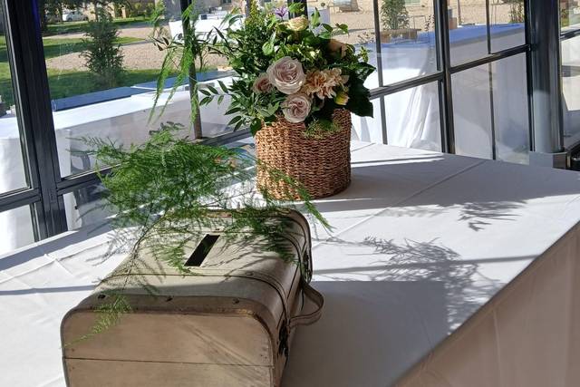 Écrin de mariage au soleil