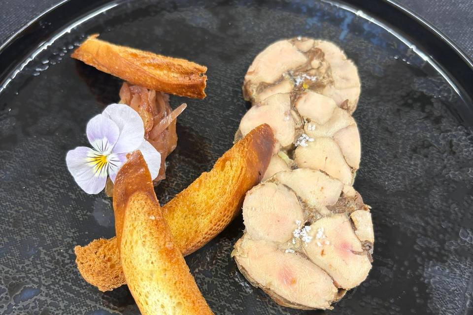 Marbré de foie gras aux cèpes
