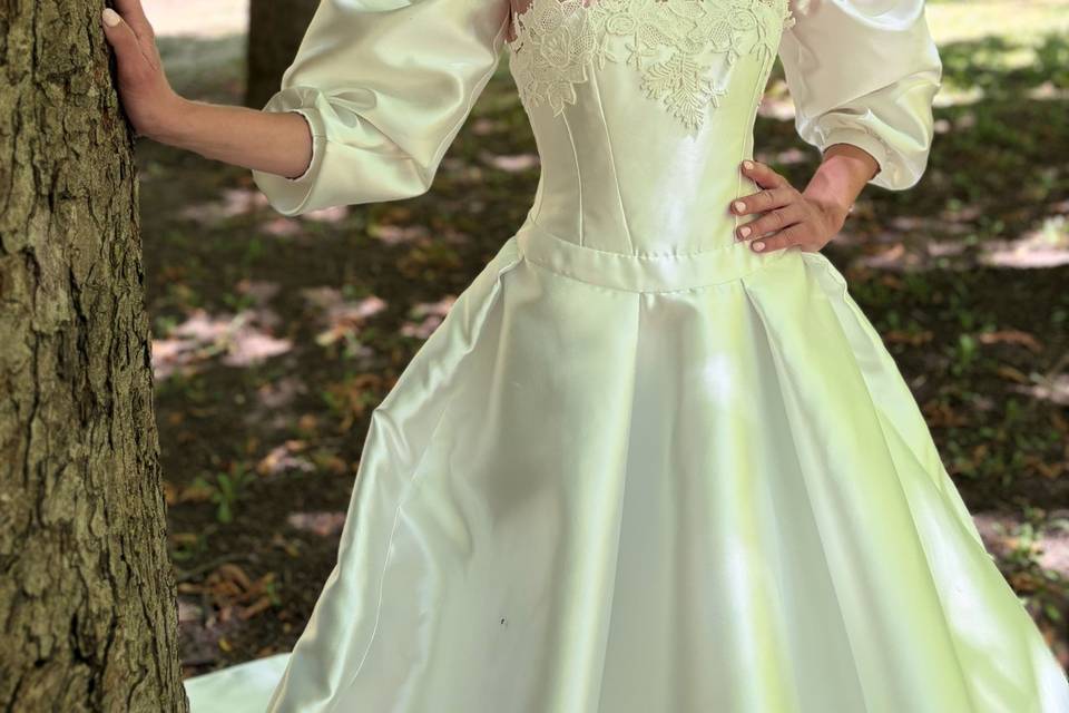 Robe princesse à corset