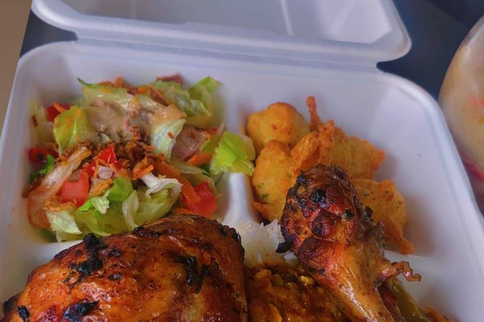 Menu Poulet boucané