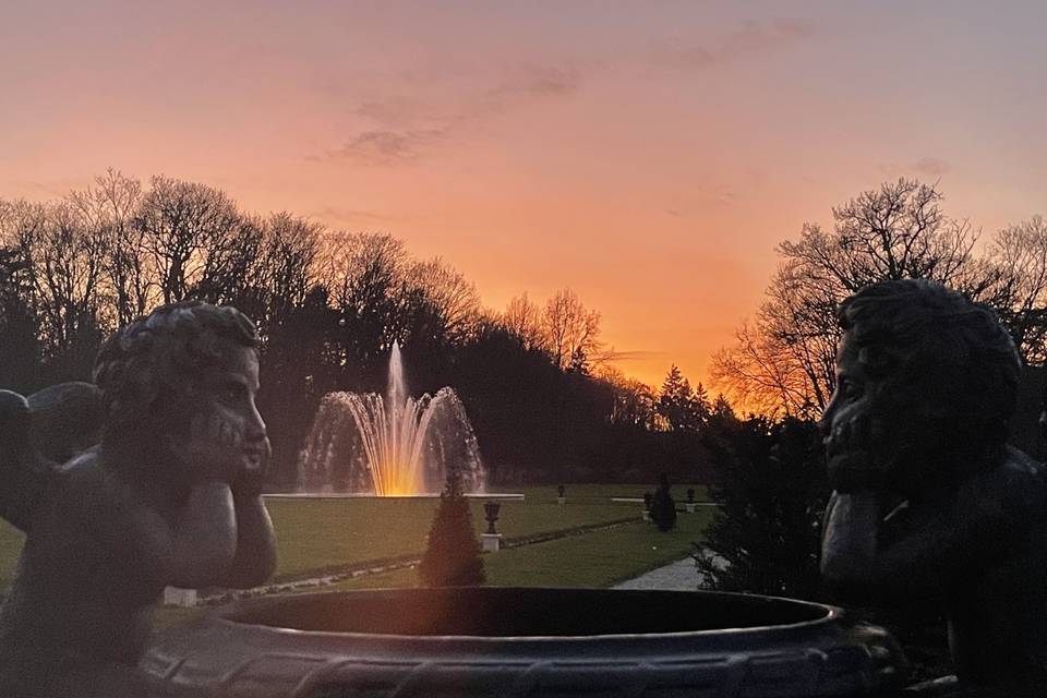 Château au petit matin