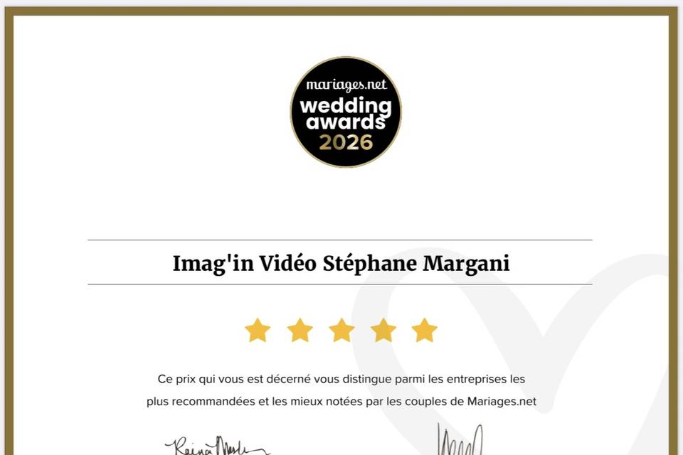 Wedding Award 2026