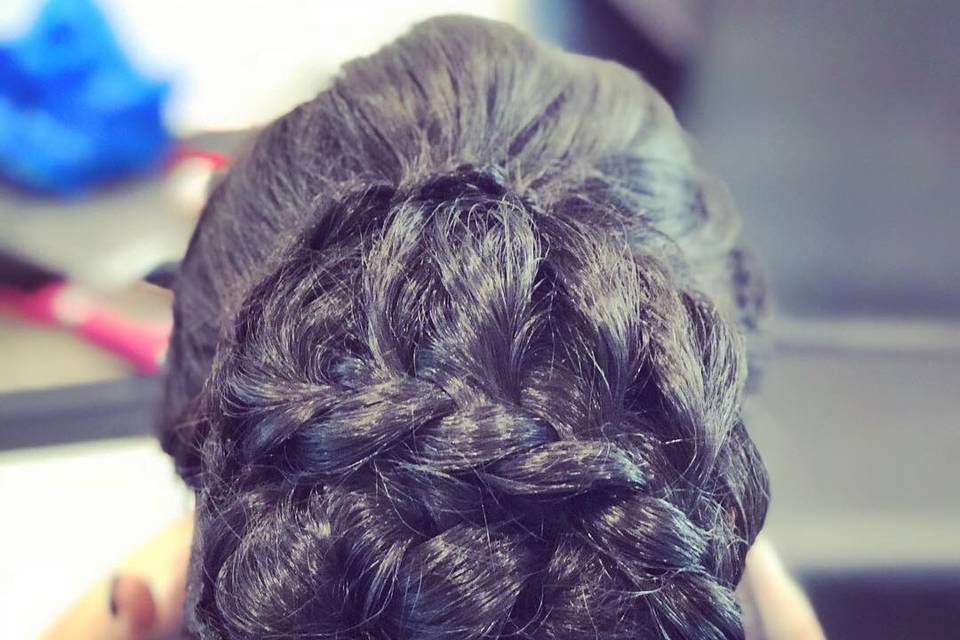 Chignon haut