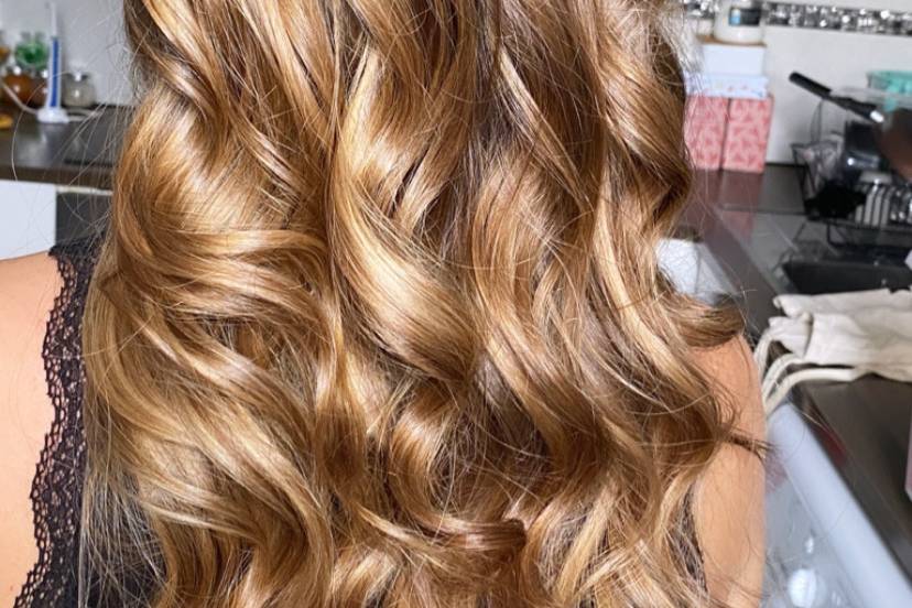 Coiffure mariée wavy