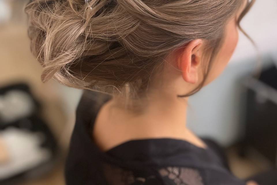 Chignon décoiffé