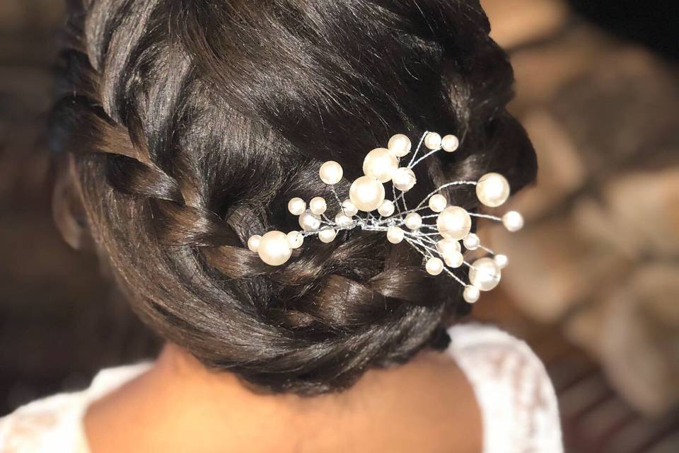 Chignon tressé