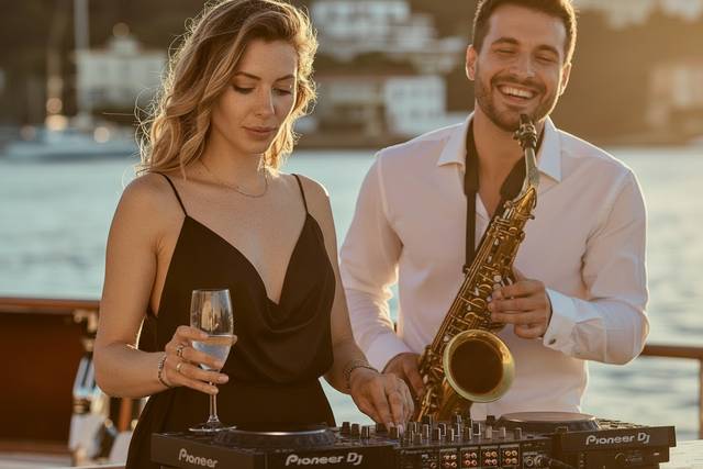 Saxophone live Yacht