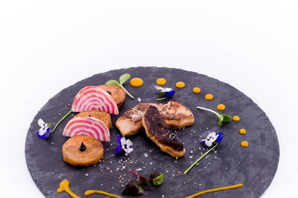 Foie gras mangue et passion