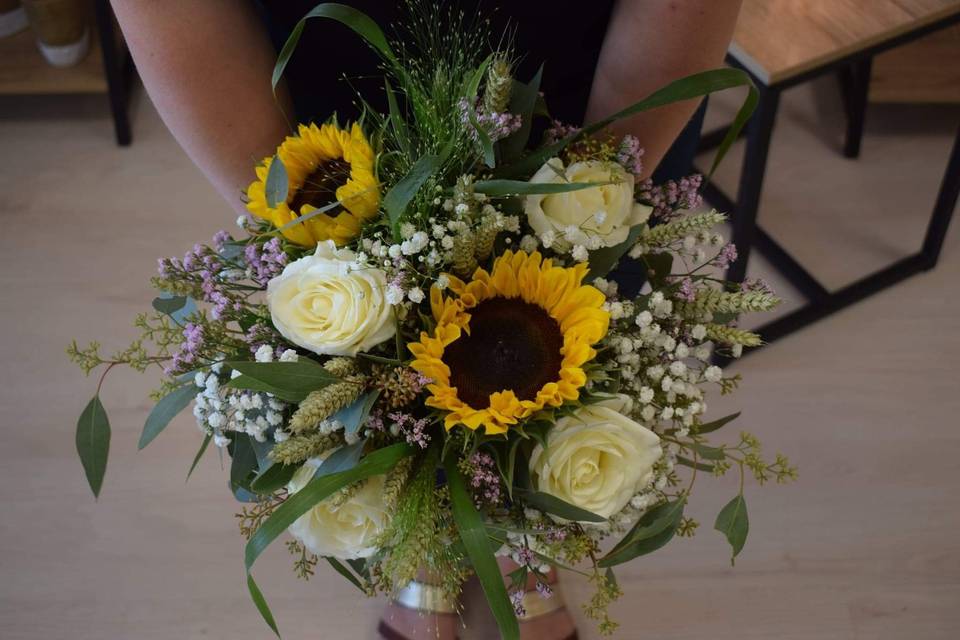 Bouquet de mariée champêtre