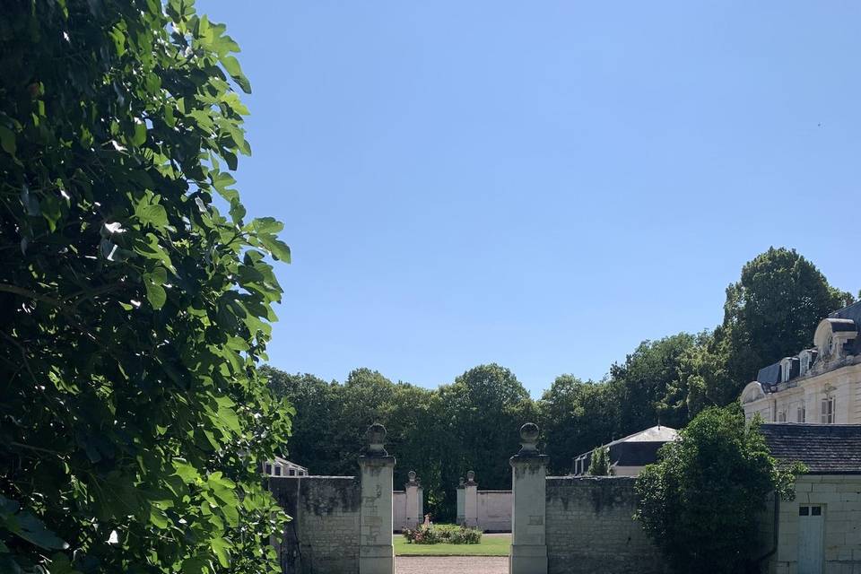 Enfilade des salons de verdure