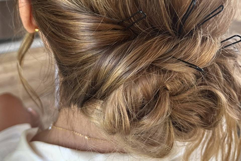 Chignon naturel