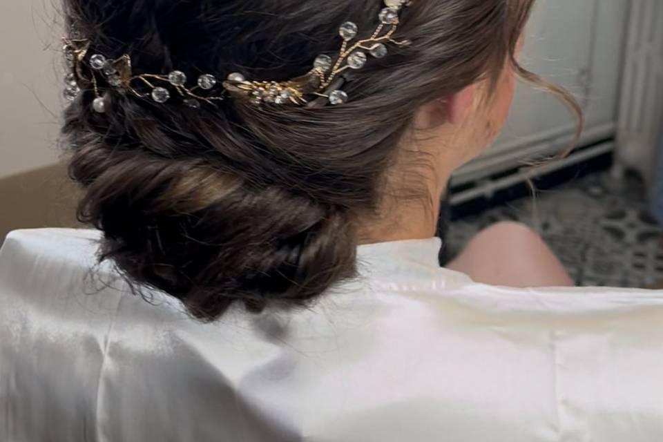 Chignon bohème