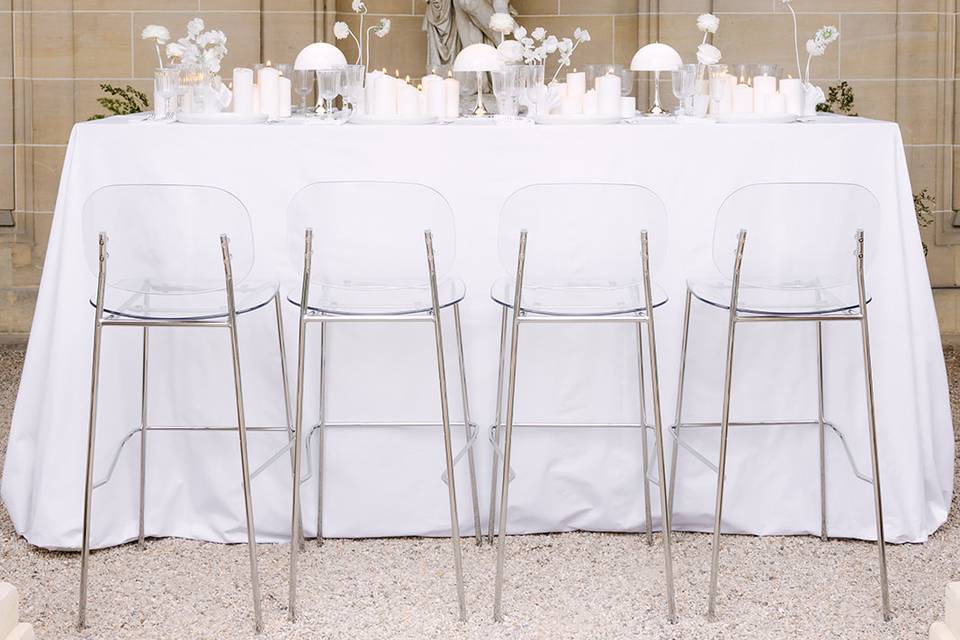 Table blanche