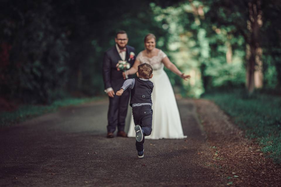 Lisa, Kévin & leur fils