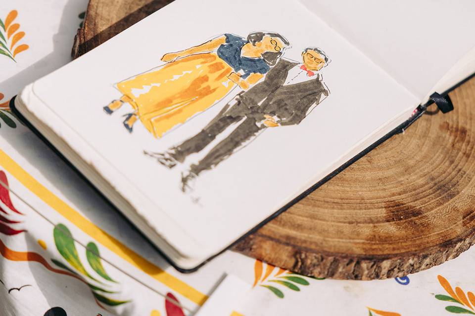 Thème du mariage : bleu