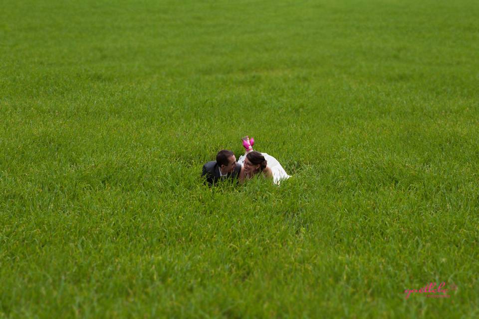 Sur l'herbe