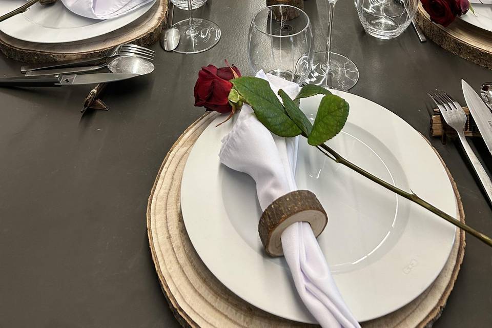 Dressage table saint valentin