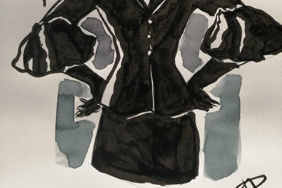 Croquis à l'encre