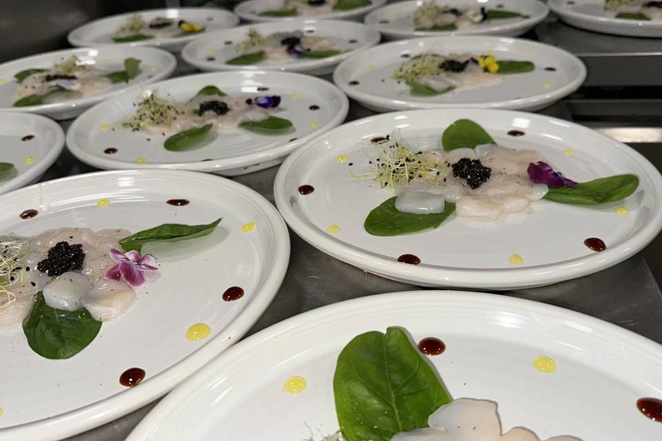 Carpaccio de saint jacques