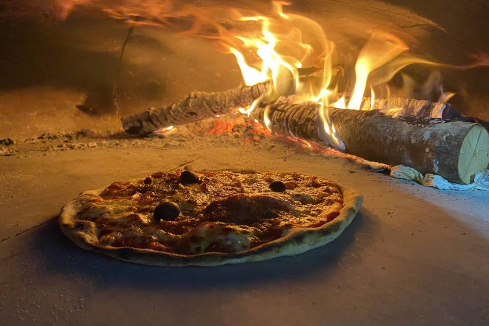 Pizza feu de bois