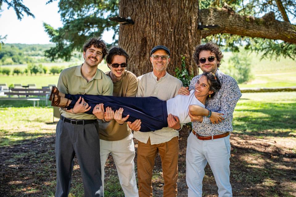Photo ave la famille