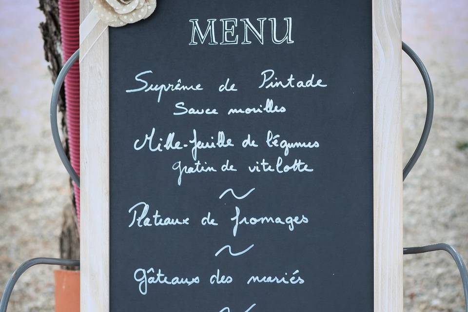 Au menu...