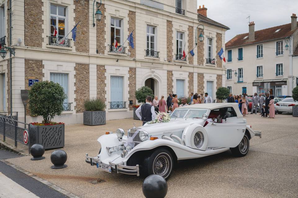 Voiture des mariés