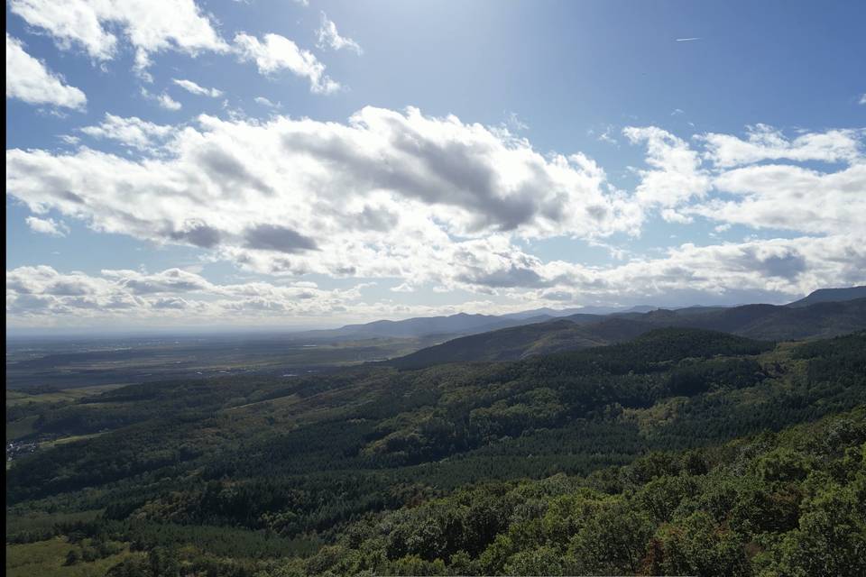 Vue depuis le domaine