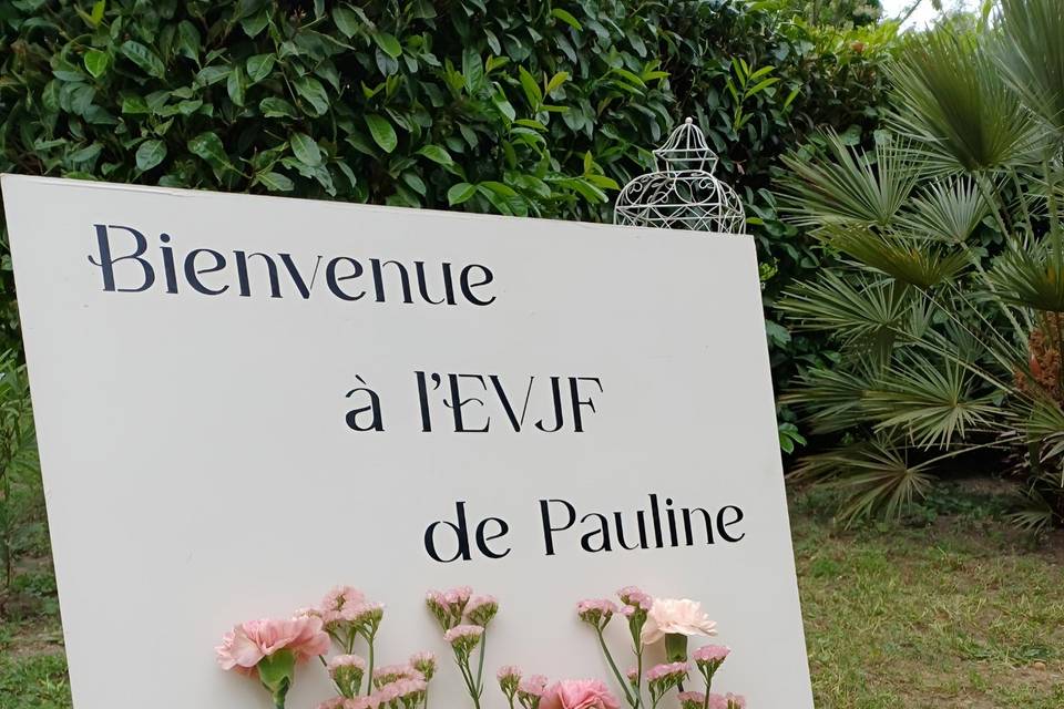 Panneau de Bienvenue