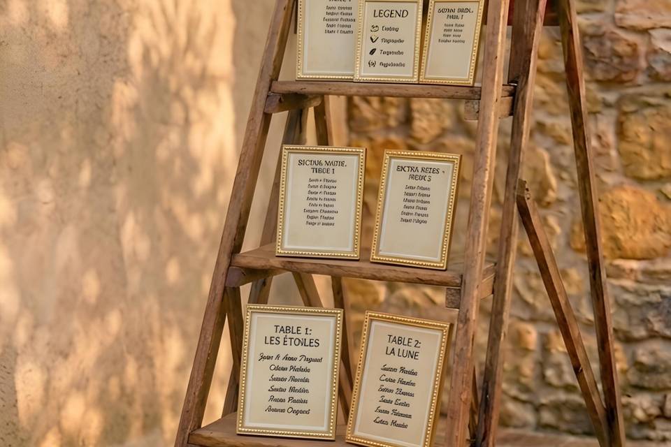 Escabeau bois