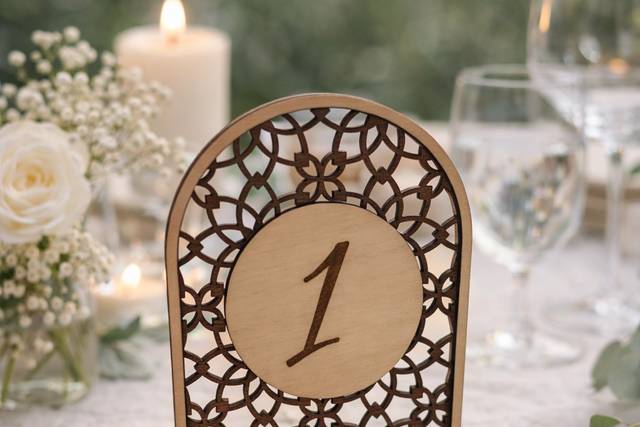 Numéro de table ajouré