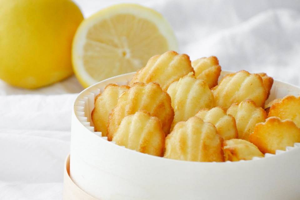 Mini madeleines citron