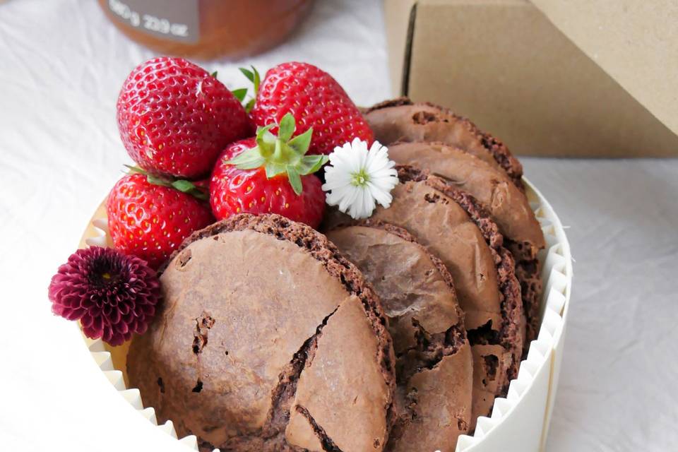 Cookie brownie fleur de sel