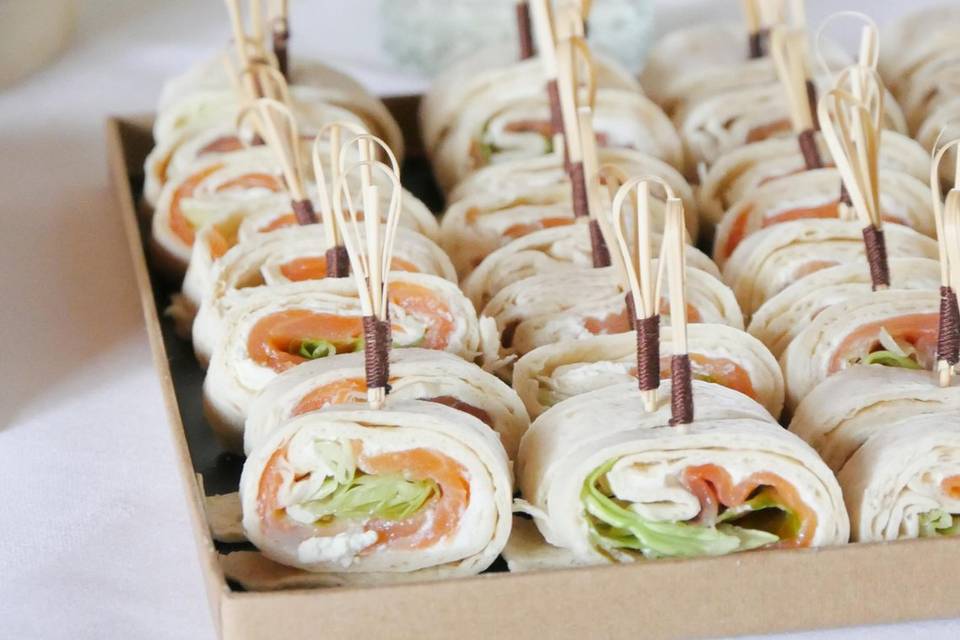 Wraps saumon et crème citron