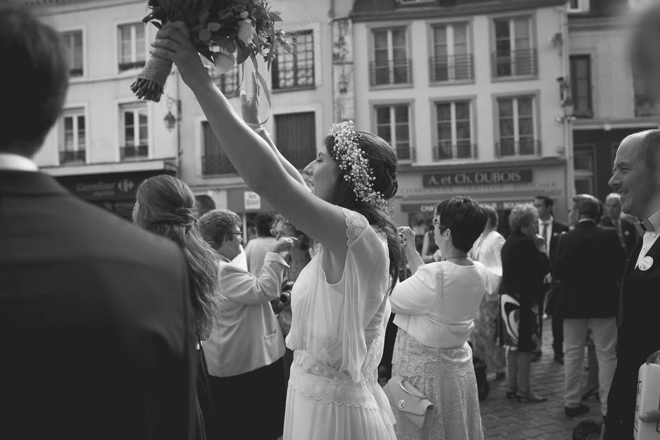 Le bonheur de la mariée