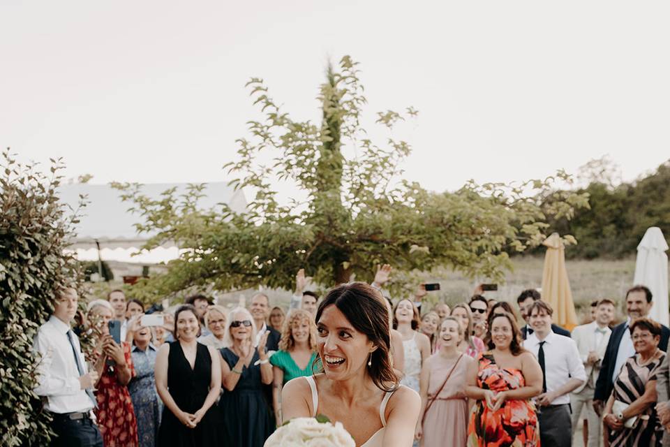 Lancer de bouquet