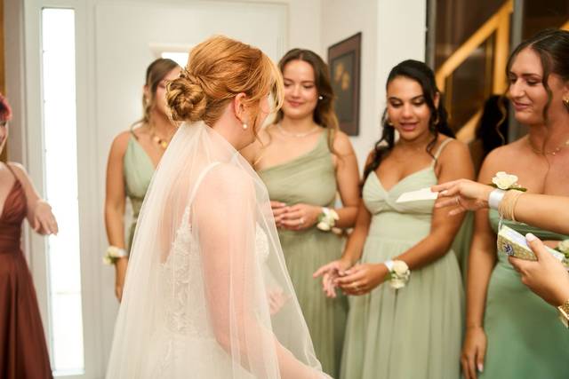 The bride team