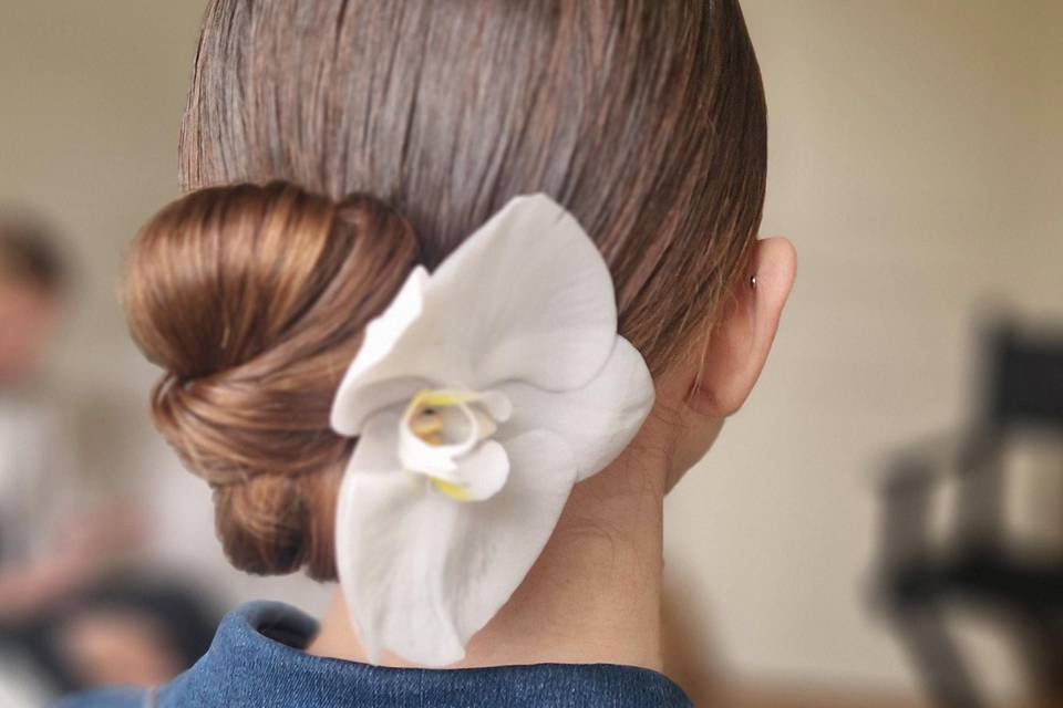 Chignon minimaliste