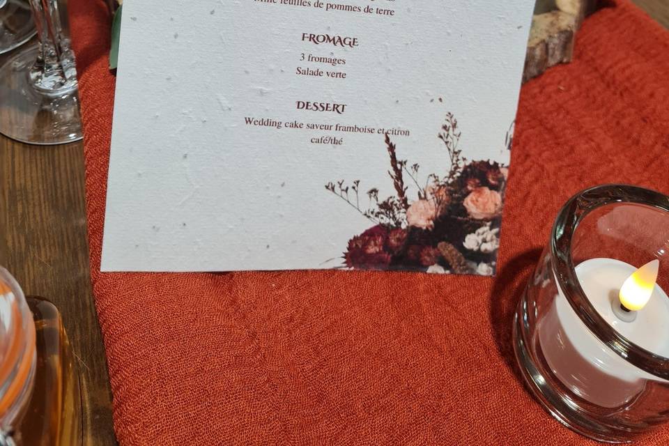 Papier ensemencé